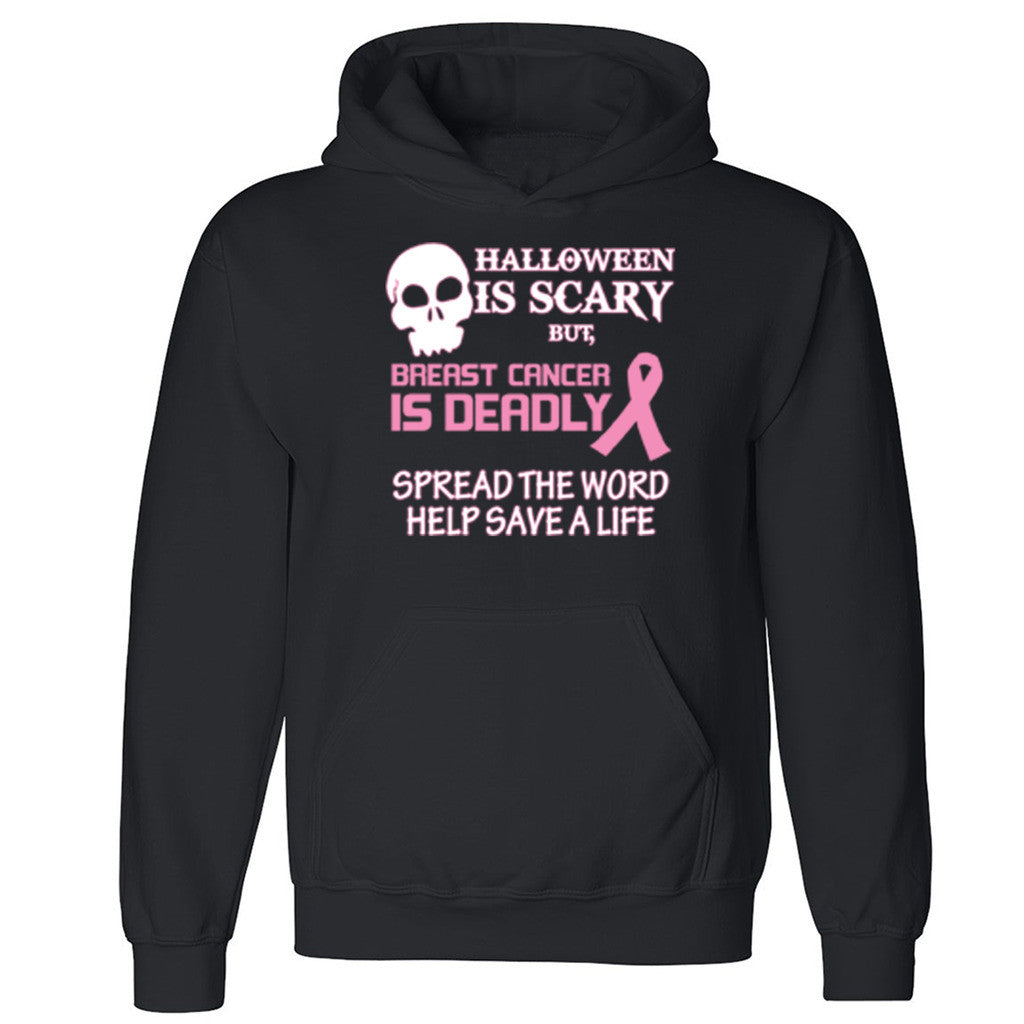 Zexpa Apparelâ„¢ Breast Cancer is Deadly Unisex Hoodie Breast Cancer Awareness Hooded Sweatshirt - Zexpa Apparel Halloween Christmas Shirts