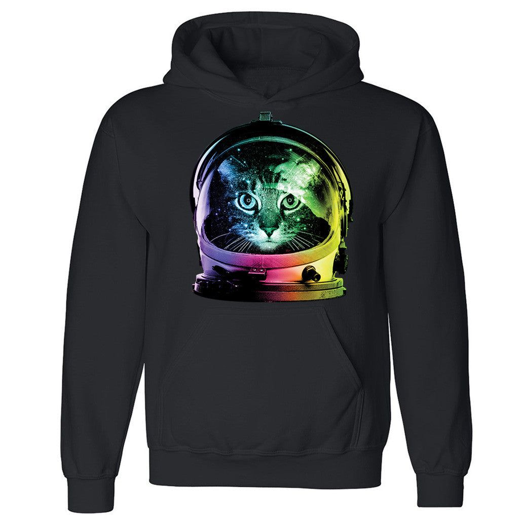 Astronaut Colored NASA Cat Unisex Hoodie Cool Cat Design Hooded Sweatshirt - Zexpa Apparel Halloween Christmas Shirts