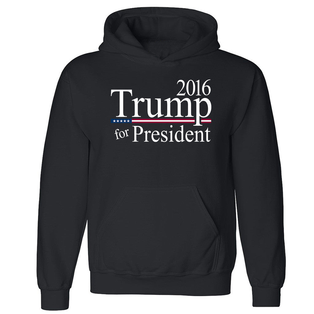Zexpa Apparelâ„¢ Trump For President 2016 Unisex Hoodie Republican Vote 16 Hooded Sweatshirt