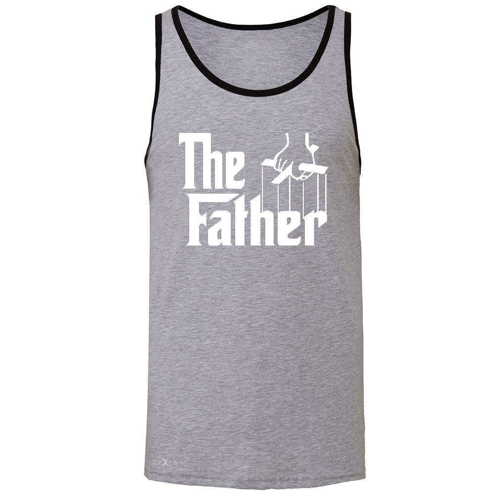 The Father Godfather Men's Jersey Tank Couple Matching Mother's Day Sleeveless - Zexpa Apparel - 2