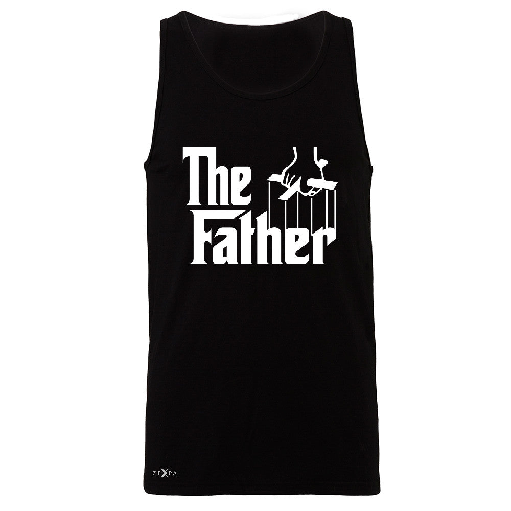 The Father Godfather Men's Jersey Tank Couple Matching Mother's Day Sleeveless - Zexpa Apparel - 1