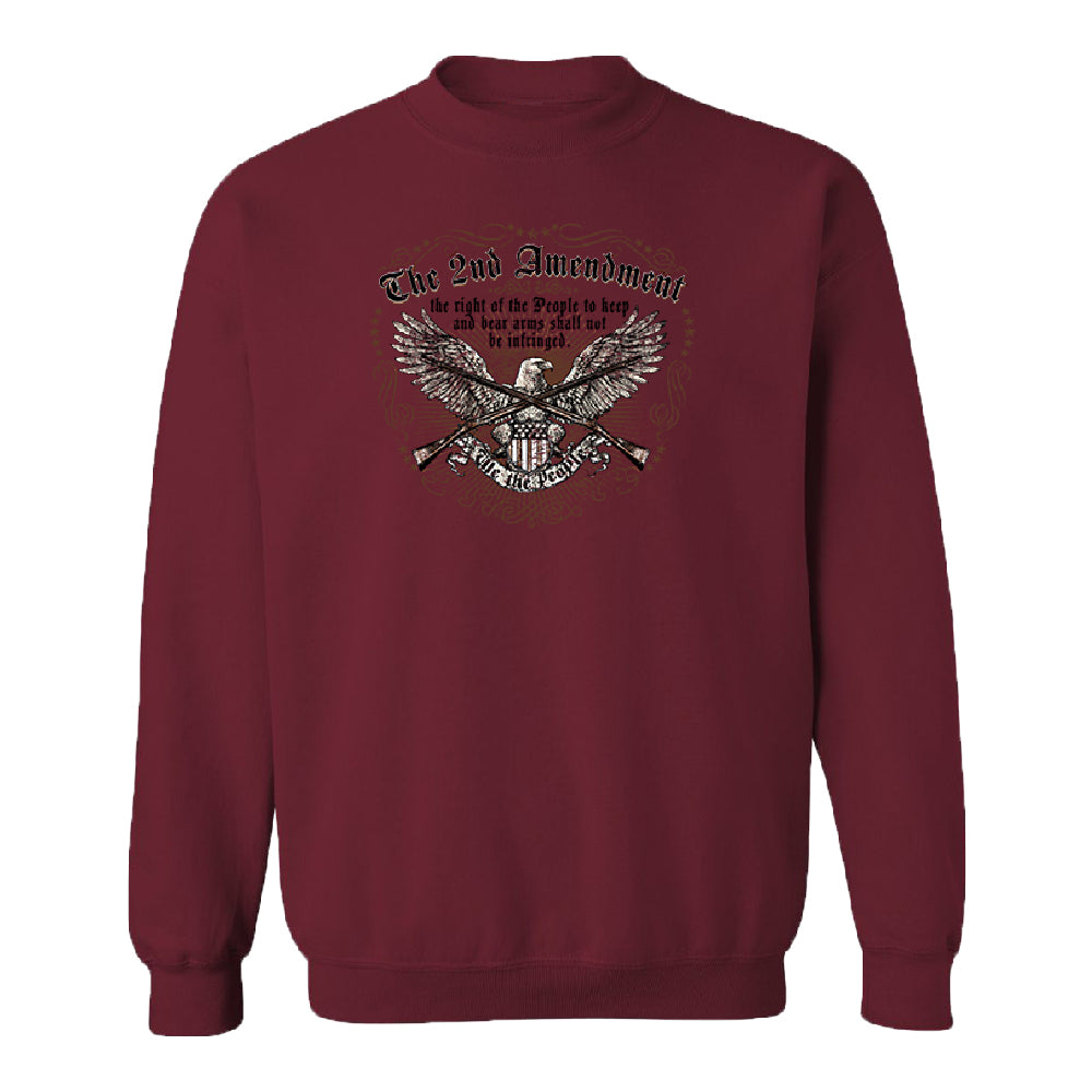 The 2nd Amendment Eagle Unisex Crewneck Souvenir Sweater 