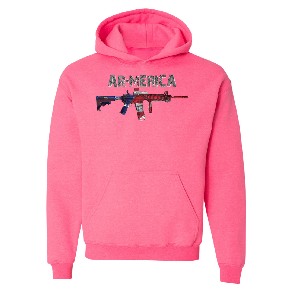 AR-MERICA 2nd Amendment Keep & Bear Arms Unisex Hoodie Souvenir Sweater 