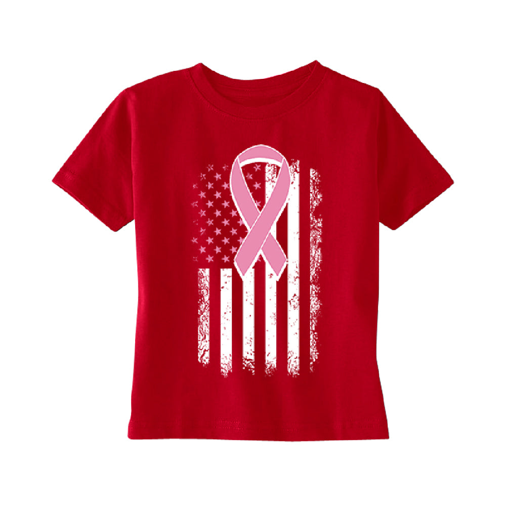 Pink Vintage American Flag TODDLER T-Shirt 