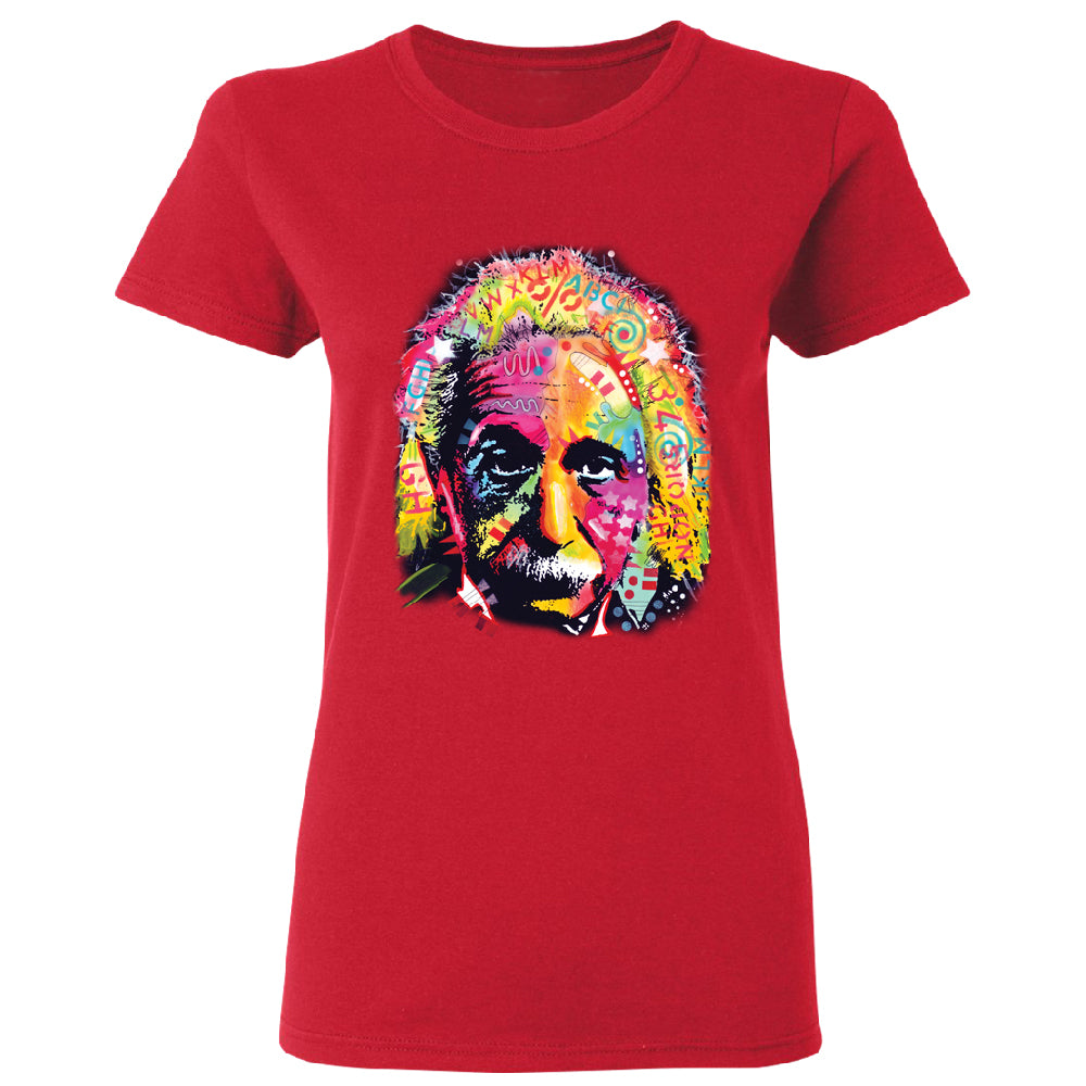 Colored Einstein Women's T-Shirt 