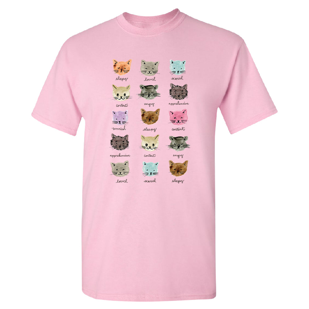 Cute Rainbow Moody Kittens Men's T-Shirt 