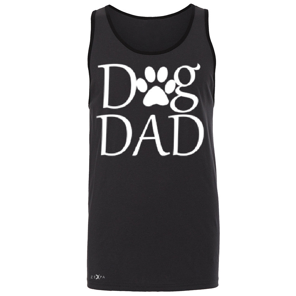 Dog Dad Men's Jersey Tank Father's Day Dog Owner Cool Sleeveless - Zexpa Apparel - 3