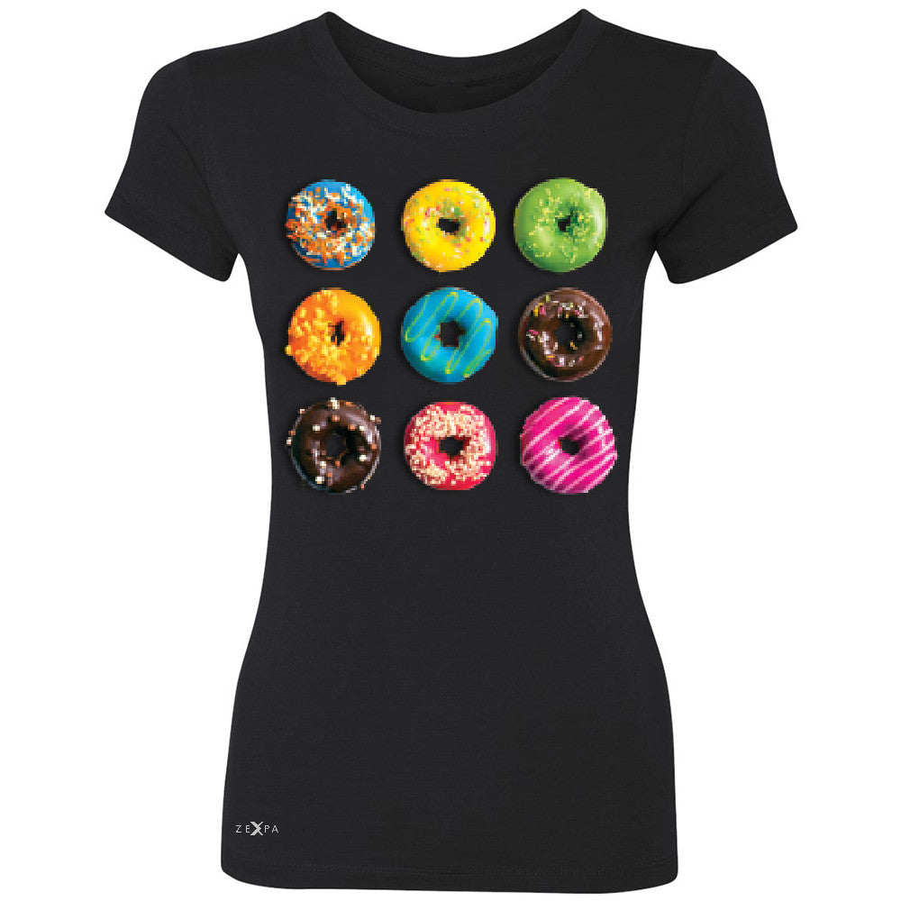 Donut Yummy Desert Women's T-shirt Funny Cool Tee - Zexpa Apparel - 1