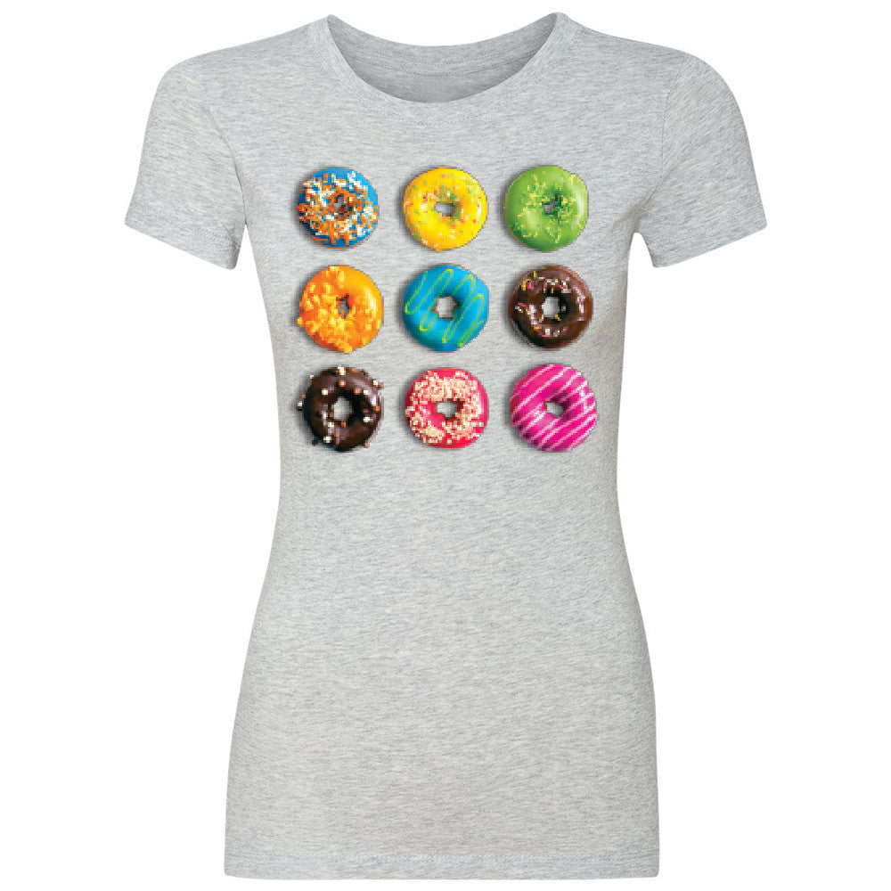 Donut Yummy Desert Women's T-shirt Funny Cool Tee - Zexpa Apparel - 2