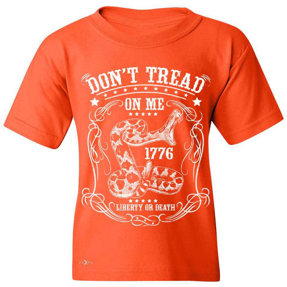 Don't Tread On Me Youth T-shirt 1776 Liberty Or Death Political Tee - Zexpa Apparel - 2