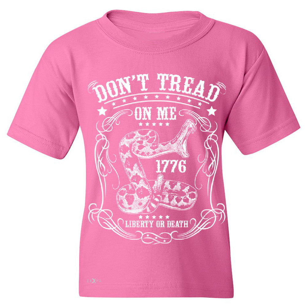 Don't Tread On Me Youth T-shirt 1776 Liberty Or Death Political Tee - Zexpa Apparel - 3