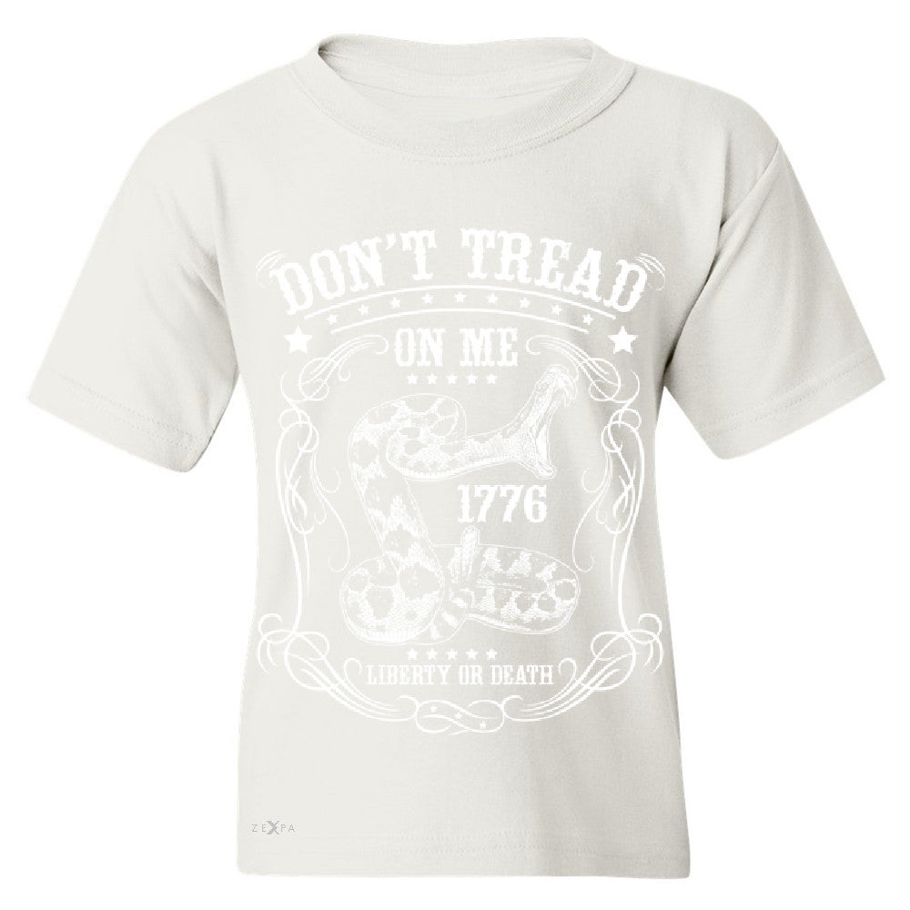 Don't Tread On Me Youth T-shirt 1776 Liberty Or Death Political Tee - Zexpa Apparel - 5
