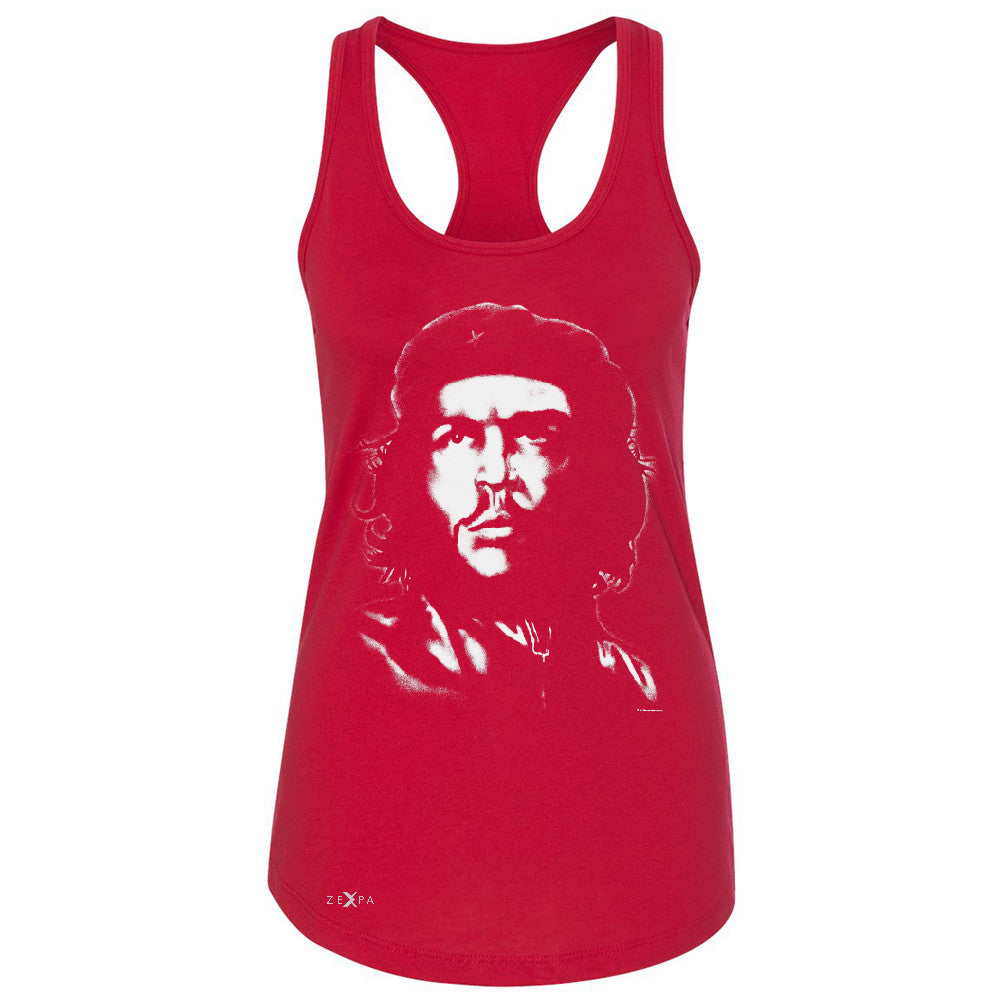 Che Guevara Revolution Women's Racerback Cuba Viva La Revolucion Sleeveless - Zexpa Apparel Halloween Christmas Shirts
