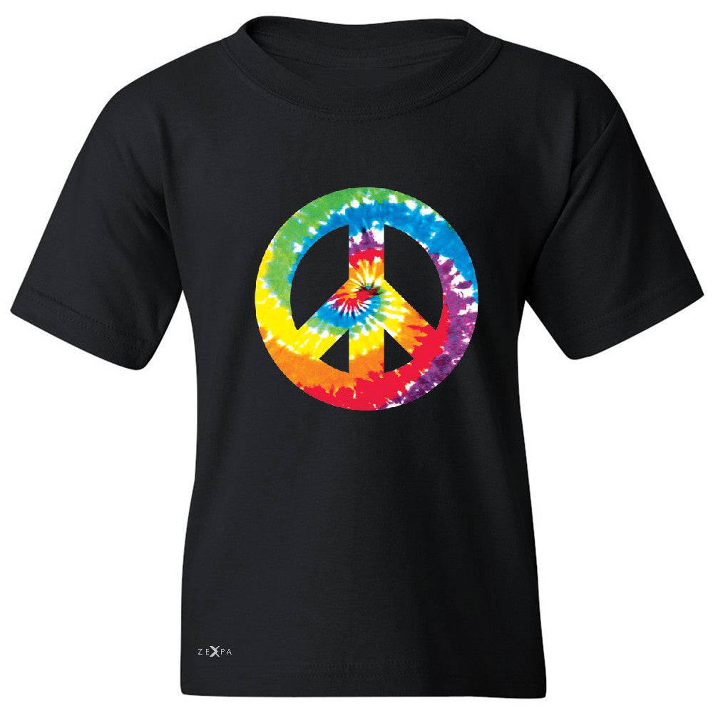 Peace Sign TIE DYE Hippie Youth T-shirt Politics Graphic Retro Tee - Zexpa Apparel - 1