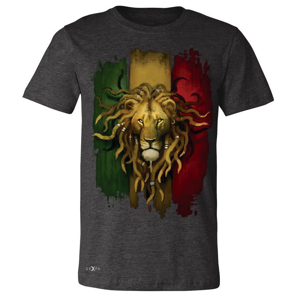 Rasta Lion Dreds Judah Ganja Men's T-shirt Judah Rastafarian Tee - Zexpa Apparel - 2