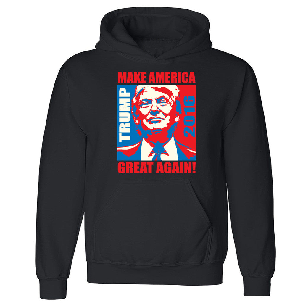 Zexpa Apparelâ„¢ Trump Poster 2016 Unisex Hoodie Make America Great Again Hooded Sweatshirt