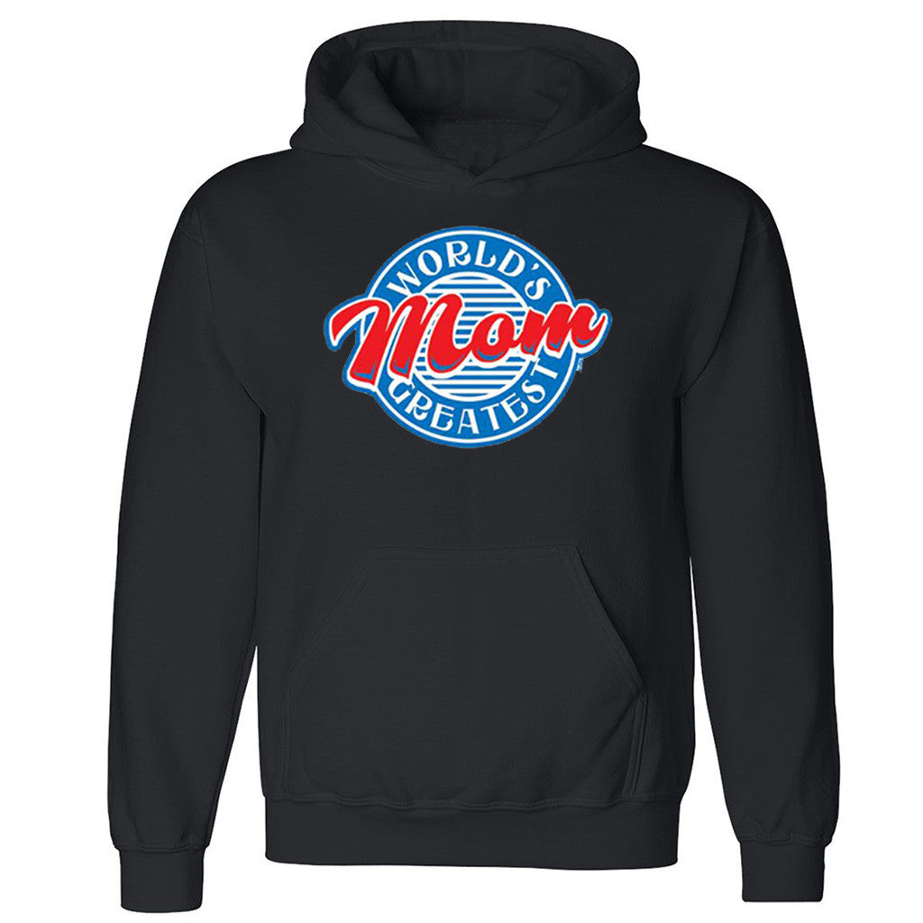 Zexpa Apparelâ„¢ World's Greatest Mom Unisex Hoodie Mother's Das Xmas Gift Hooded Sweatshirt