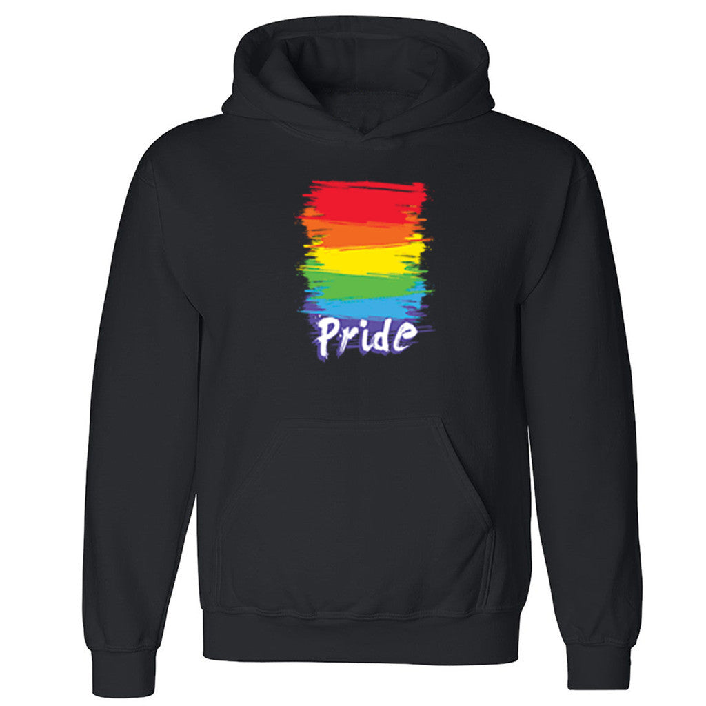 Zexpa Apparelâ„¢ Show Your Pride Rainbow Unisex Hoodie Gay Flag LGBT Love Wins  Hooded Sweatshirt