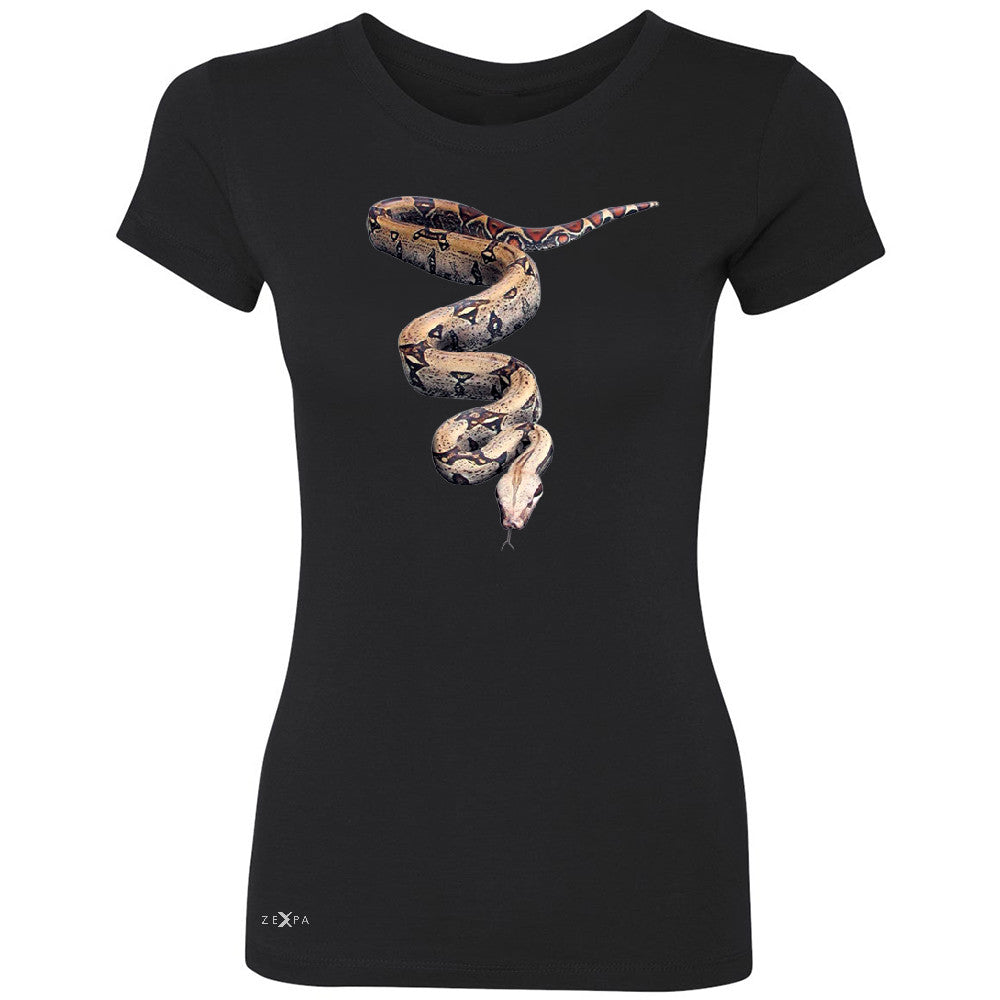 Real 3D Snake Women's T-shirt Animal Cool Cute Thriller Tee - Zexpa Apparel - 1