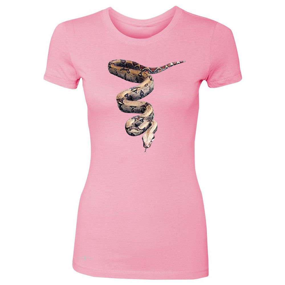 Real 3D Snake Women's T-shirt Animal Cool Cute Thriller Tee - Zexpa Apparel - 3