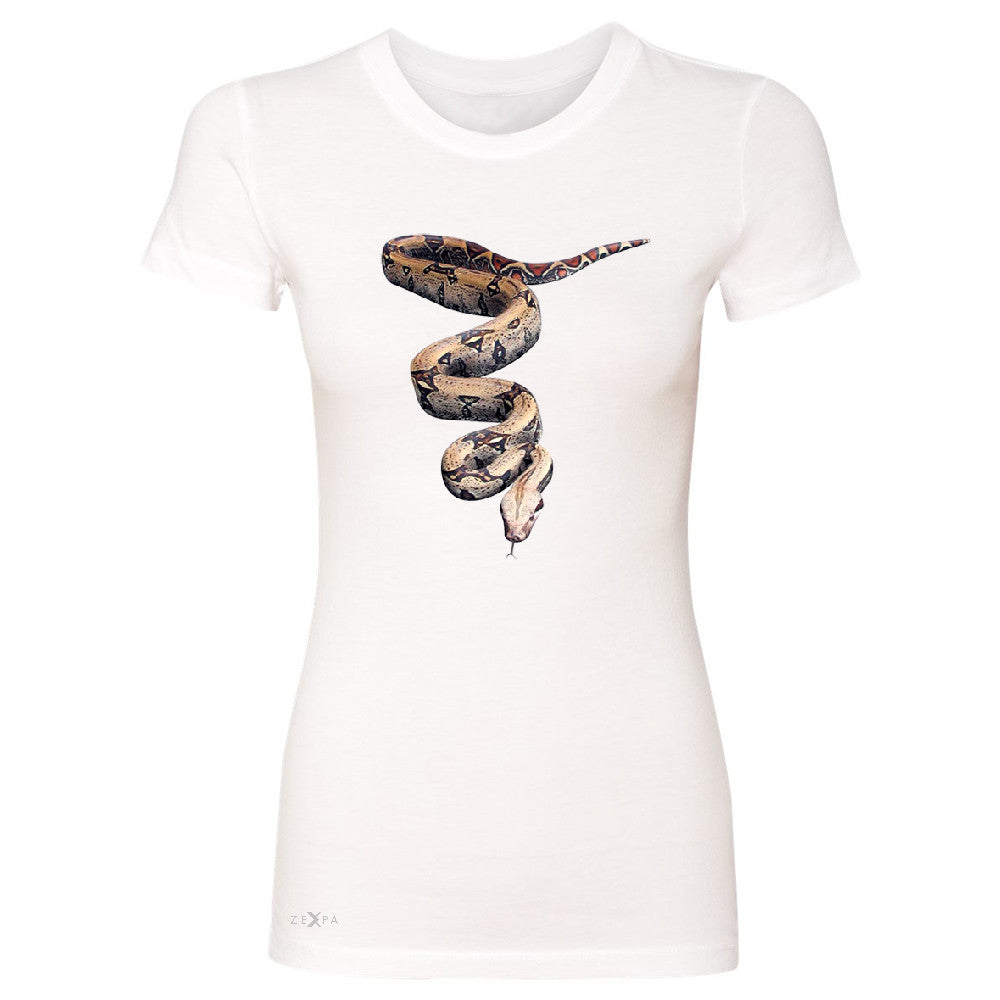 Real 3D Snake Women's T-shirt Animal Cool Cute Thriller Tee - Zexpa Apparel - 5