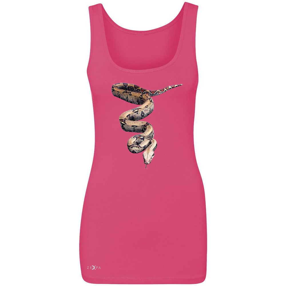 Real 3D Snake Women's Tank Top Animal Cool Cute Thriller Sleeveless - Zexpa Apparel - 2