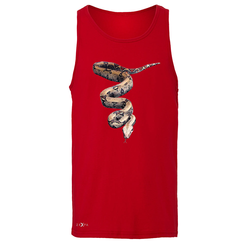 Real 3D Snake Men's Jersey Tank Animal Cool Cute Thriller Sleeveless - Zexpa Apparel - 4