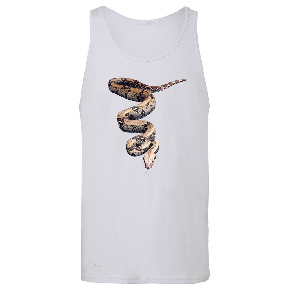 Real 3D Snake Men's Jersey Tank Animal Cool Cute Thriller Sleeveless - Zexpa Apparel - 6