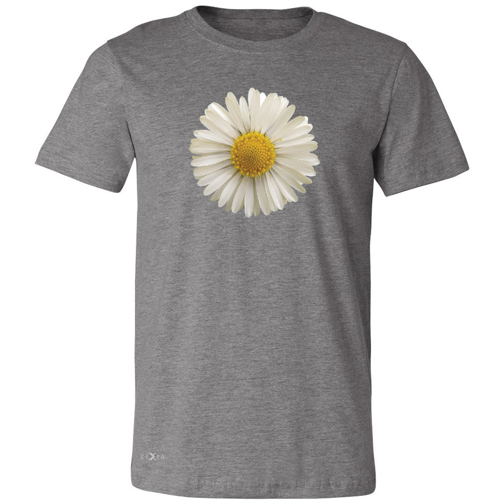 Real 3D Daisy Men's T-shirt Flower Cool Cute Embossed Tee - Zexpa Apparel - 3