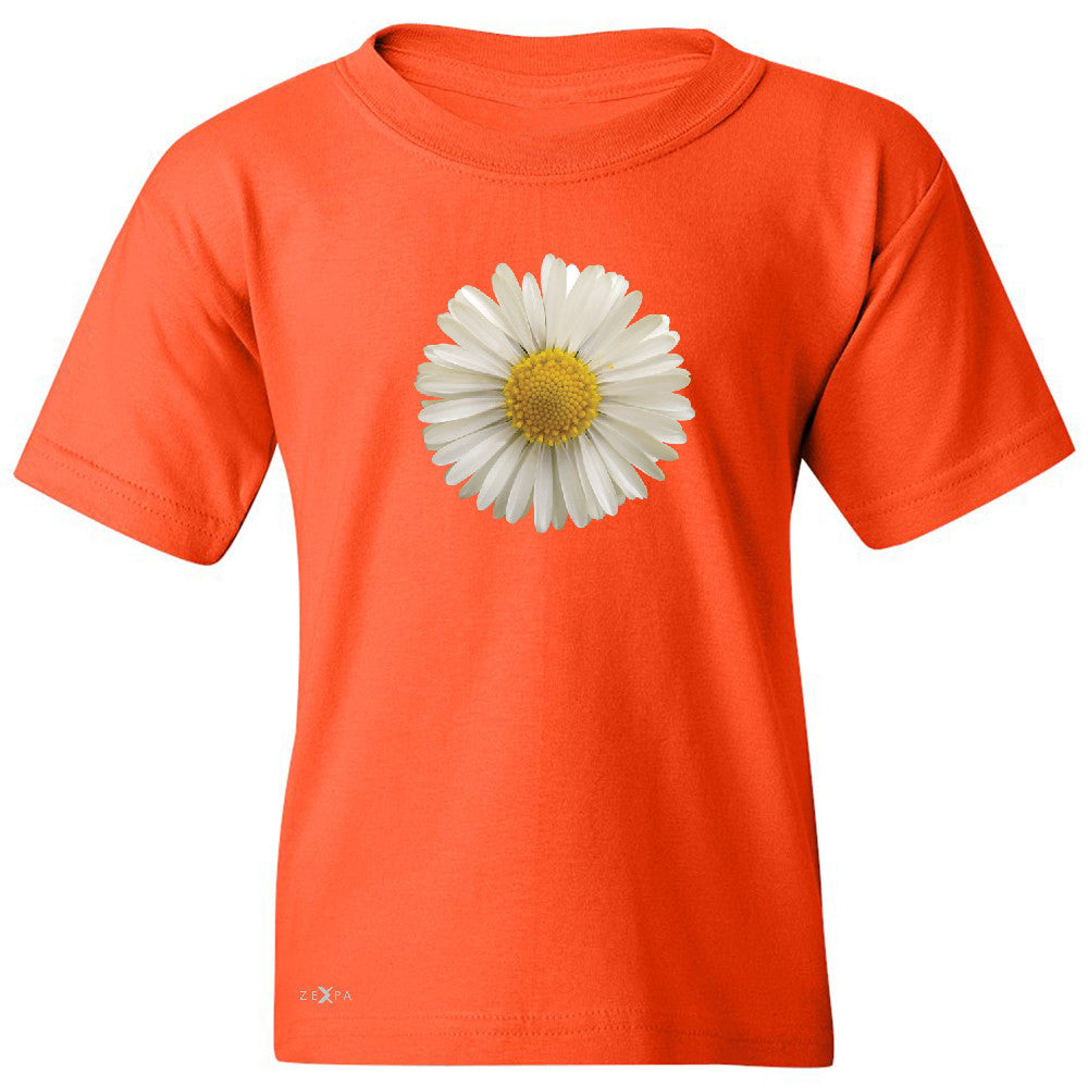 Real 3D Daisy Youth T-shirt Flower Cool Cute Embossed Tee - Zexpa Apparel - 2