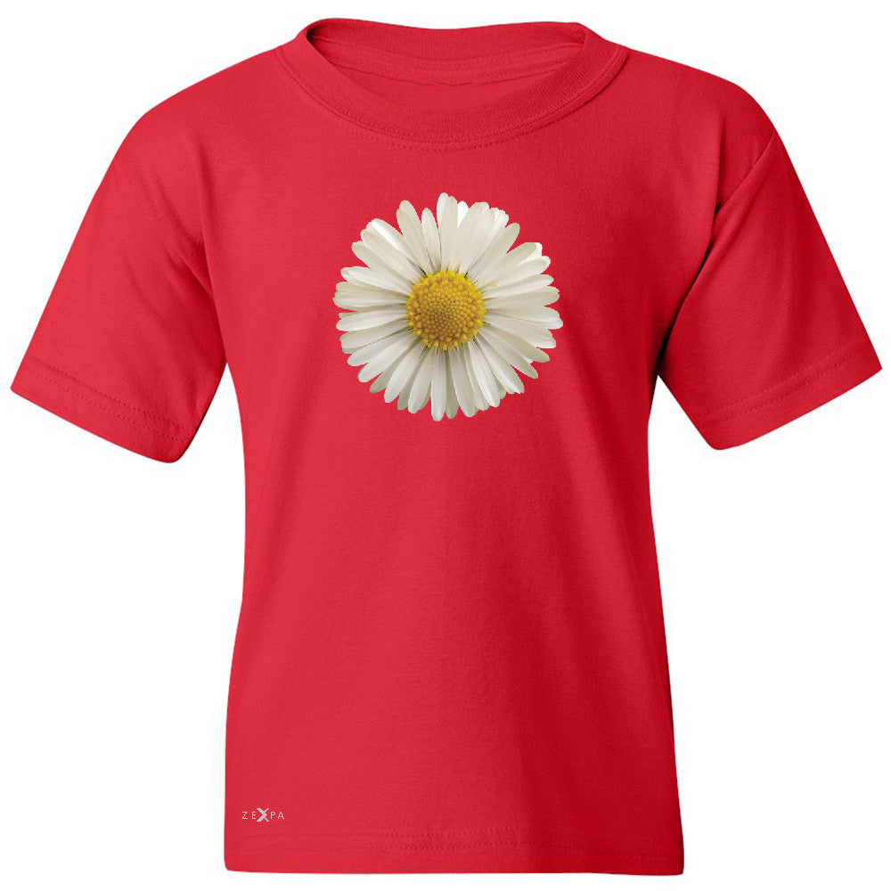 Real 3D Daisy Youth T-shirt Flower Cool Cute Embossed Tee - Zexpa Apparel - 4