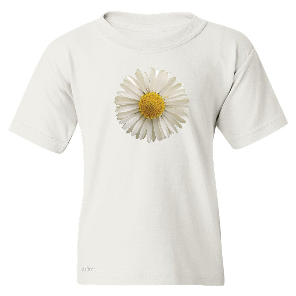 Real 3D Daisy Youth T-shirt Flower Cool Cute Embossed Tee - Zexpa Apparel - 5