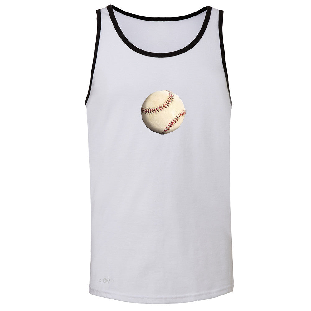 Real 3D Baseball Ball Men's Jersey Tank Baseball Cool Embossed Sleeveless - Zexpa Apparel - 5