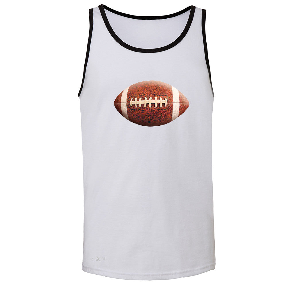 Real 3D Football Ball Men's Jersey Tank Football Cool Embossed Sleeveless - Zexpa Apparel - 5