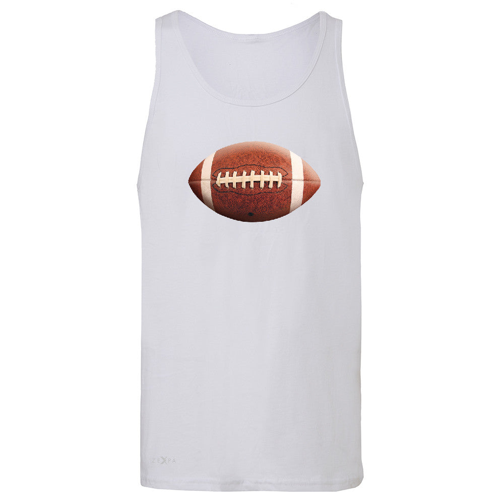 Real 3D Football Ball Men's Jersey Tank Football Cool Embossed Sleeveless - Zexpa Apparel - 6