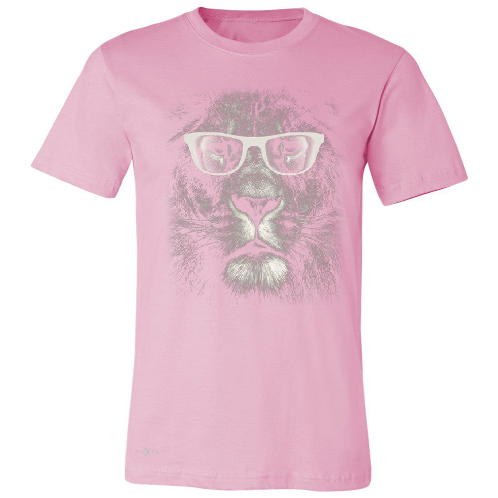 Lion With Glasses Men's T-shirt Graphic Cool Wild Animal Tee - Zexpa Apparel - 4