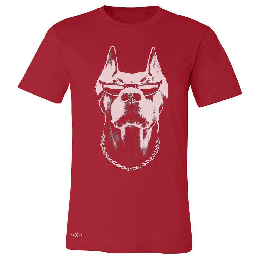 Cool Doberman with Sunglasses Men's T-shirt Graphic Cool Dog Tee - Zexpa Apparel Halloween Christmas Shirts