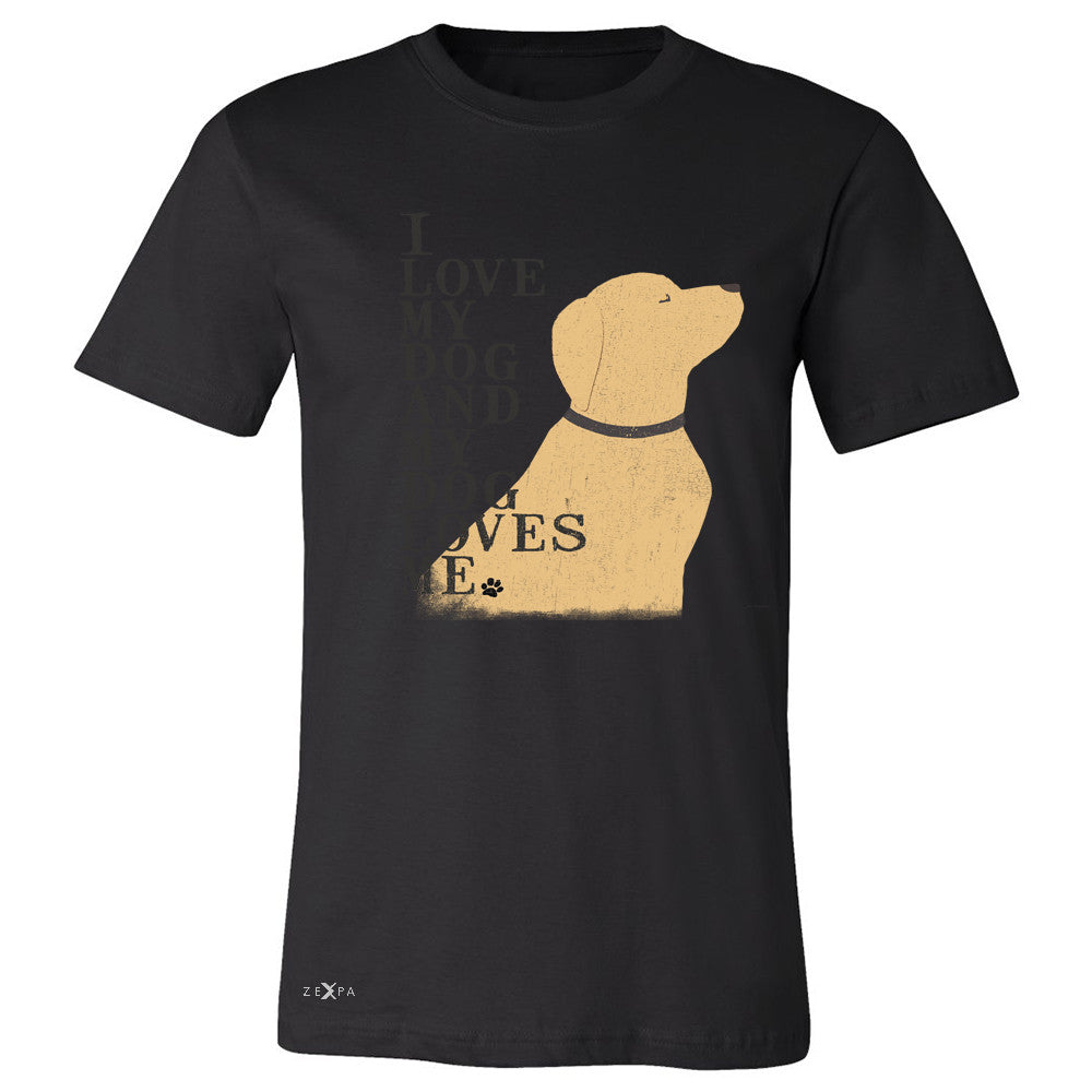 I Love My Dog And Dog Loves Me Men's T-shirt Graphic Cute Dog Tee - Zexpa Apparel - 1