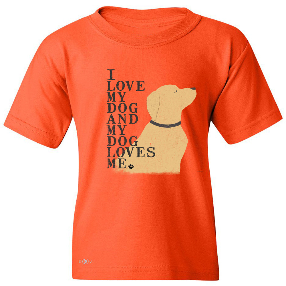 I Love My Dog And Dog Loves Me Youth T-shirt Graphic Cute Dog Tee - Zexpa Apparel - 2