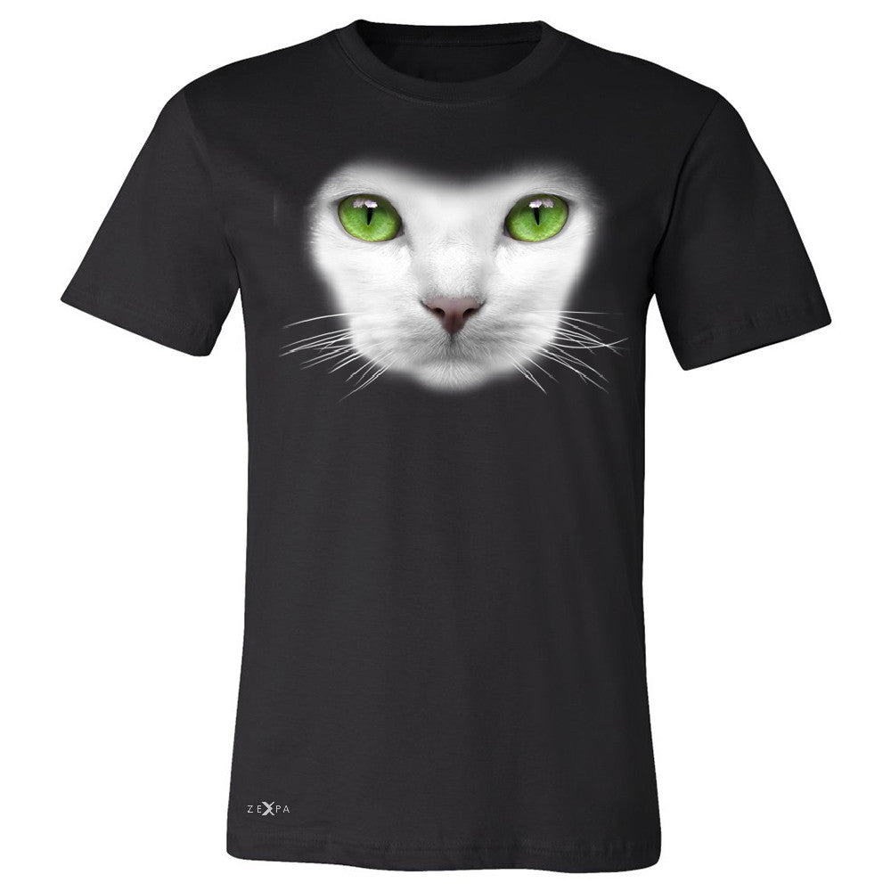 Elegant Cat with Green Eyes Men's T-shirt Beautiful Look Tee - Zexpa Apparel - 1
