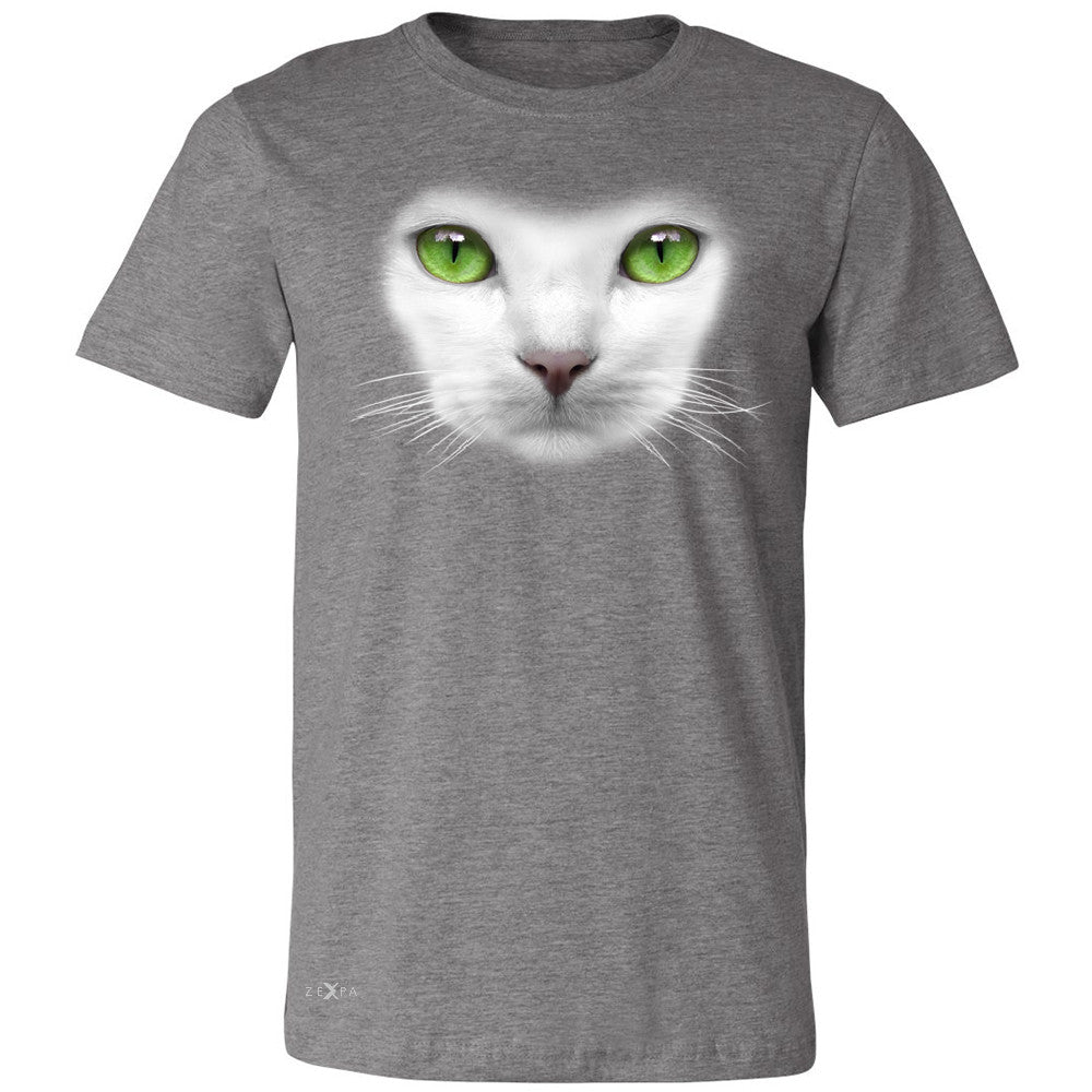 Elegant Cat with Green Eyes Men's T-shirt Beautiful Look Tee - Zexpa Apparel - 3