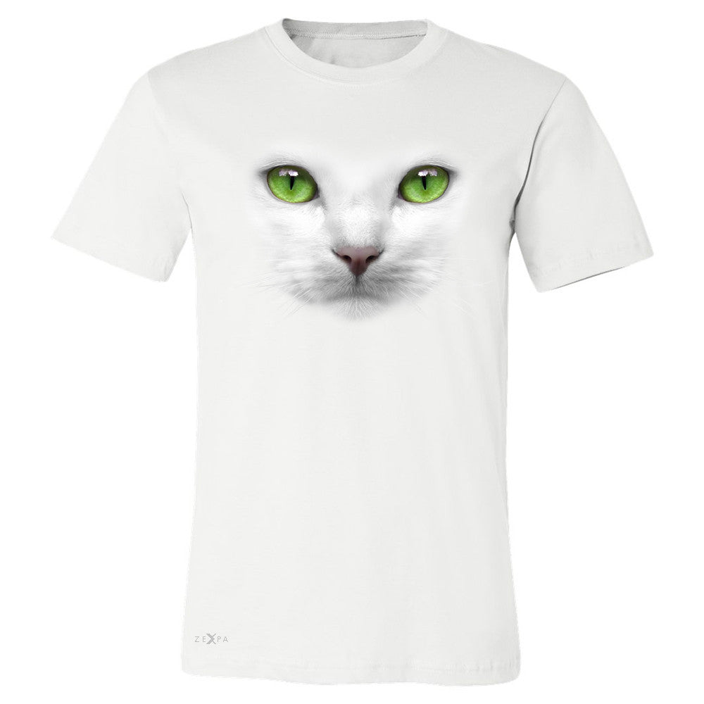 Elegant Cat with Green Eyes Men's T-shirt Beautiful Look Tee - Zexpa Apparel - 6