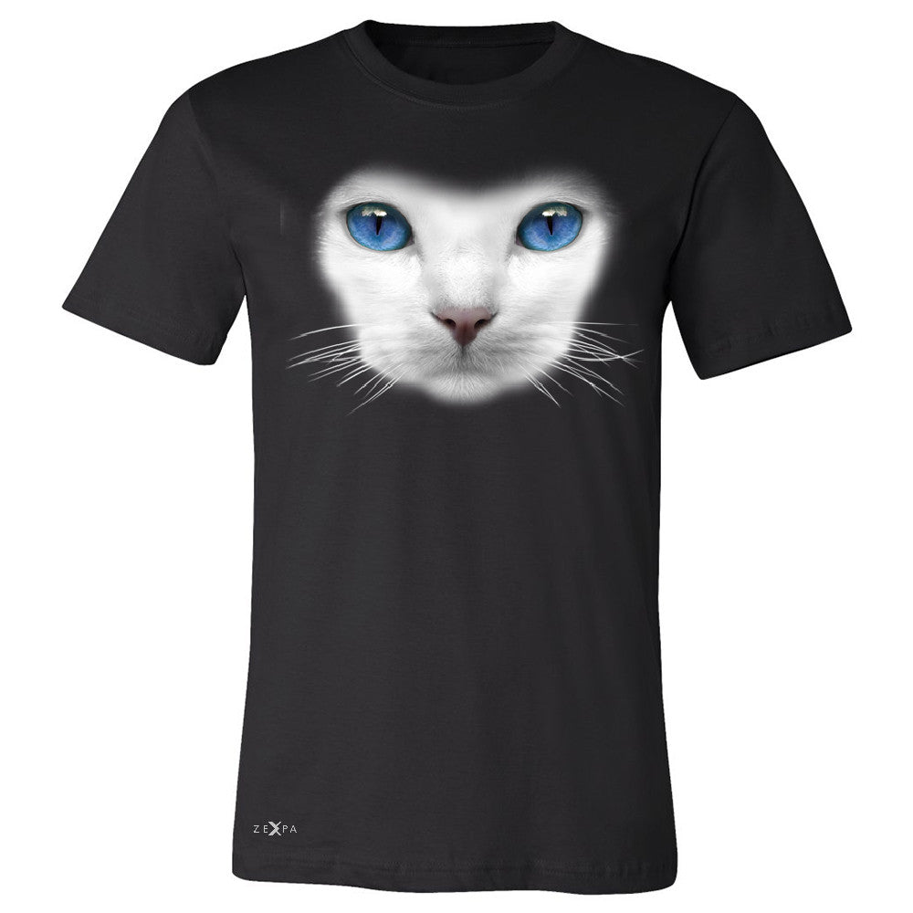 Elegant Cat with Blue Eyes Men's T-shirt Beautiful Look Tee - Zexpa Apparel - 1