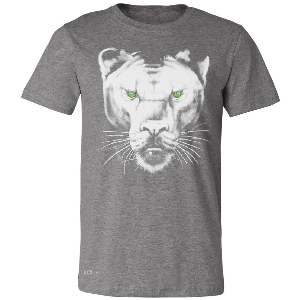 Majestic Panter with Green Eyes Men's T-shirt Wild Animal Tee - Zexpa Apparel - 3