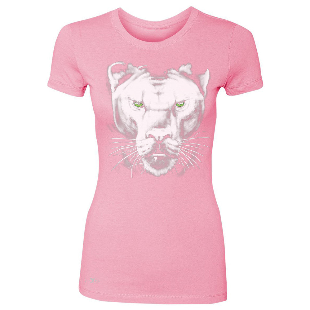 Majestic Panter with Green Eyes Women's T-shirt Wild Animal Tee - Zexpa Apparel - 3