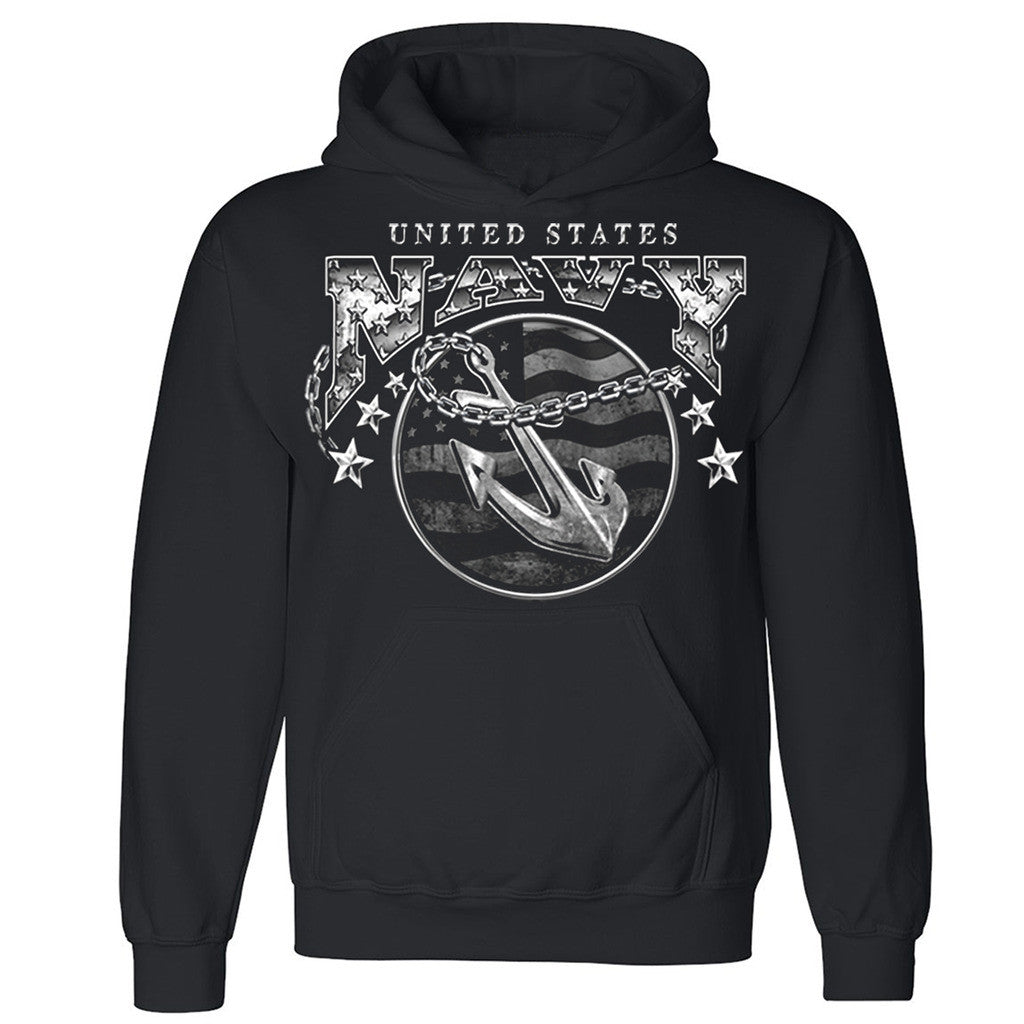 Zexpa Apparelâ„¢ United States Navy Unisex Hoodie US Army Veteran USA flag Hooded Sweatshirt