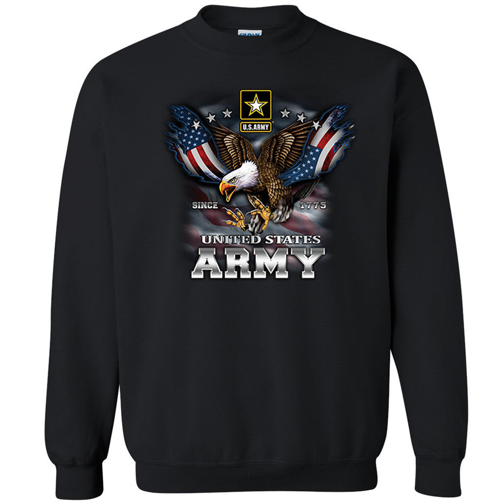 United States Army Eagle Unisex Crewneck US Army Veteran USA Sweatshirt - Zexpa Apparel
