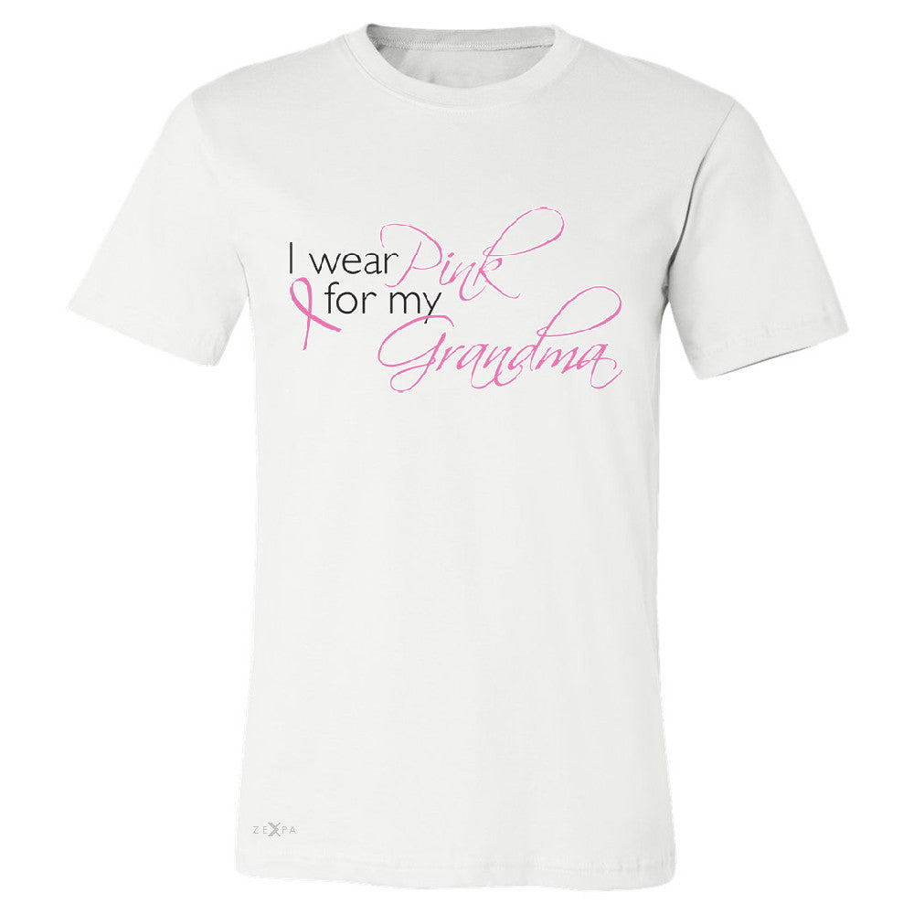 I Wear Pink For My Grandma Men's T-shirt Breast Cancer October Tee - Zexpa Apparel - 6