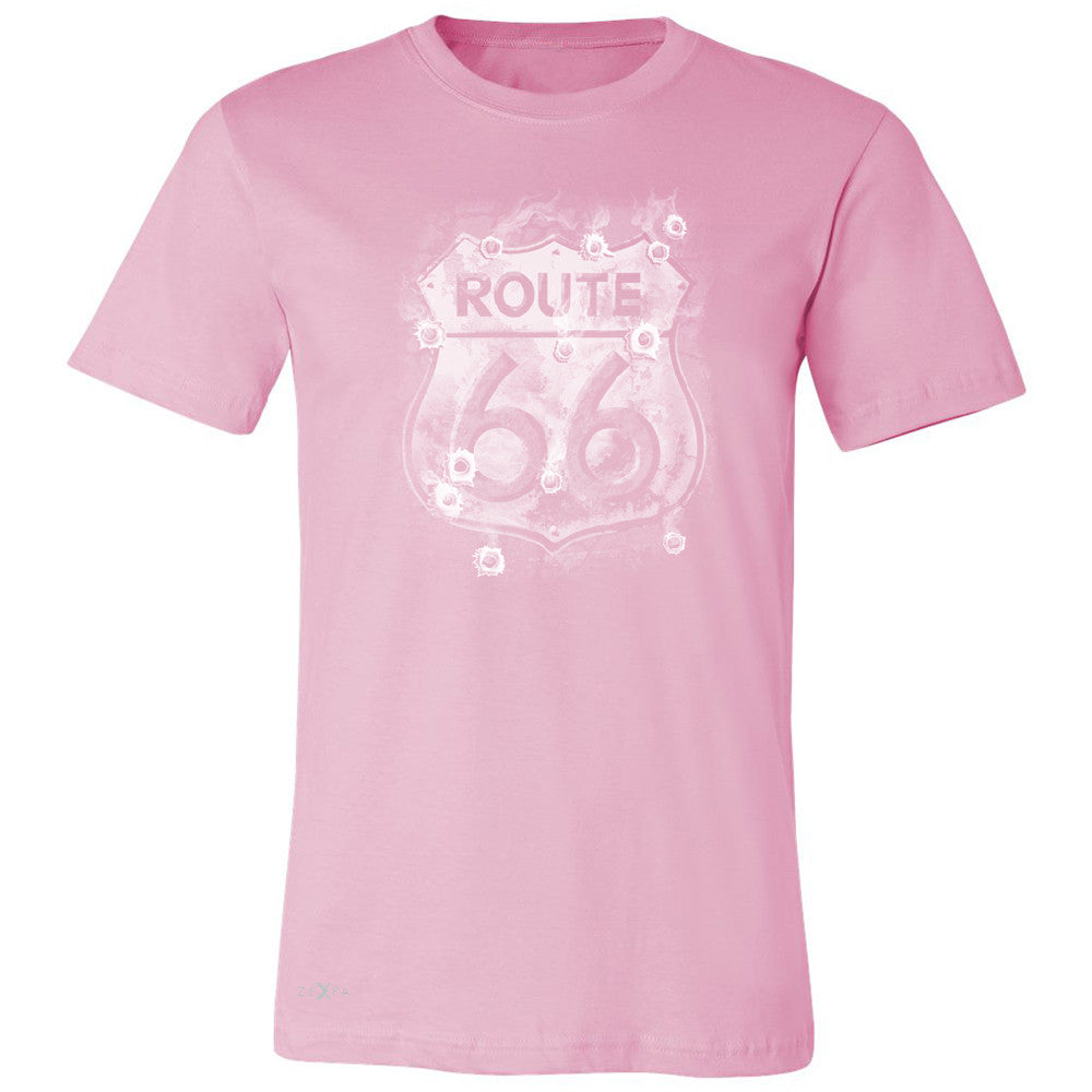 Route 66 Bullet Holes Unisex - Men's T-shirt Highway Sign Tee - Zexpa Apparel - 4