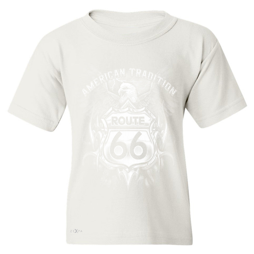 Route 66 American Traditon Eagle Biker - Youth T-shirt Biker Tee - Zexpa Apparel - 5